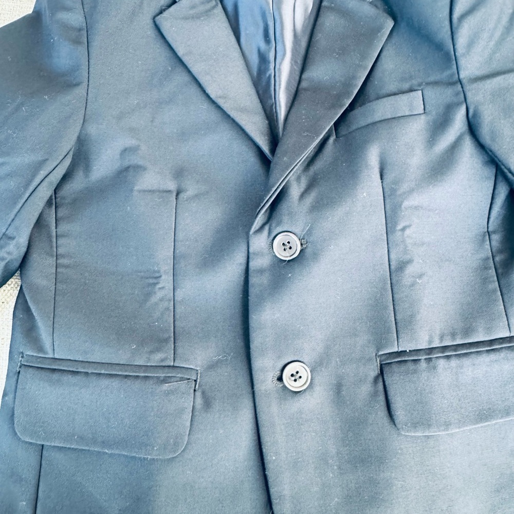 Little Gents 3582 Boy's 5 Navy Blue Piece Suit - Picture 5 of 7